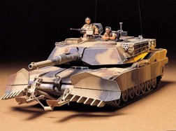 US M1A1 ABRAMS WITH MINE PLOW