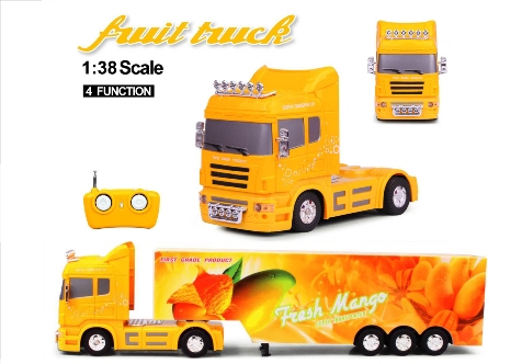FRUIT TRUCK RC 1:38 CONTAINER 27Mhz Mango