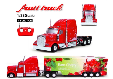 FRUIT TRUCK RC 1:38 CONTAINER Ciliegia 27Mhz