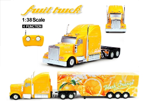FRUIT TRUCK RC 1:38 CONTAINER Arancia 27Mhz