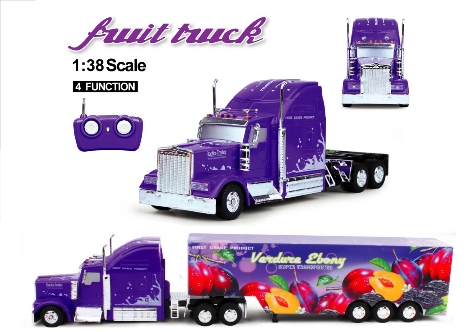 FRUIT TRUCK RC 1:38 CONTAINER Prugna 40Mhz