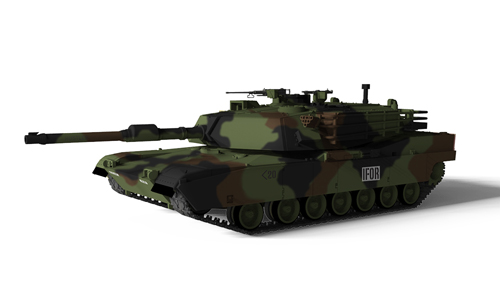 US MBT M1A1 ABRAMS Nato Camuflage